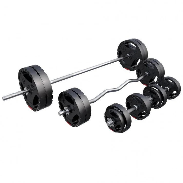 Vinila Tri Grip stieņa komplekts 100 kg