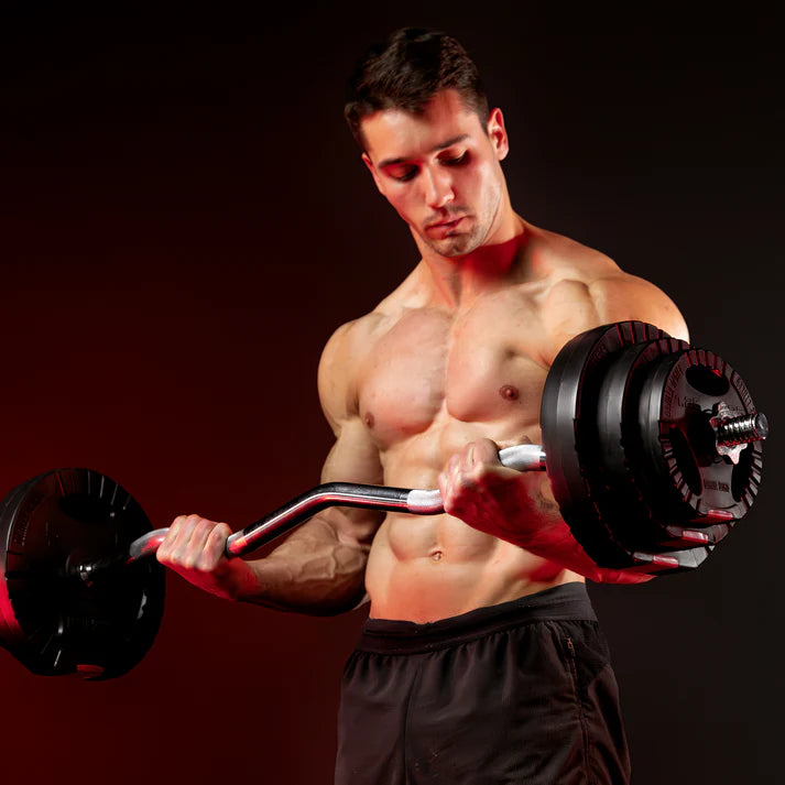 Vinila Tri Grip stieņa komplekts 100 kg