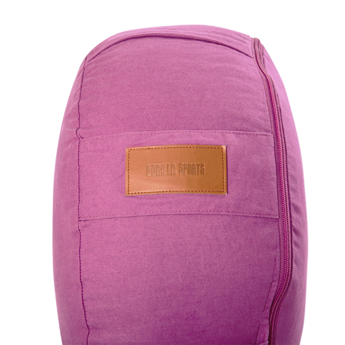 Puuvillainen joogatyyny 34 x 18 cm, violetti
