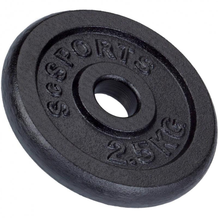 ScSPORTS levypainot 4 x 2,5 kg, 30 mm