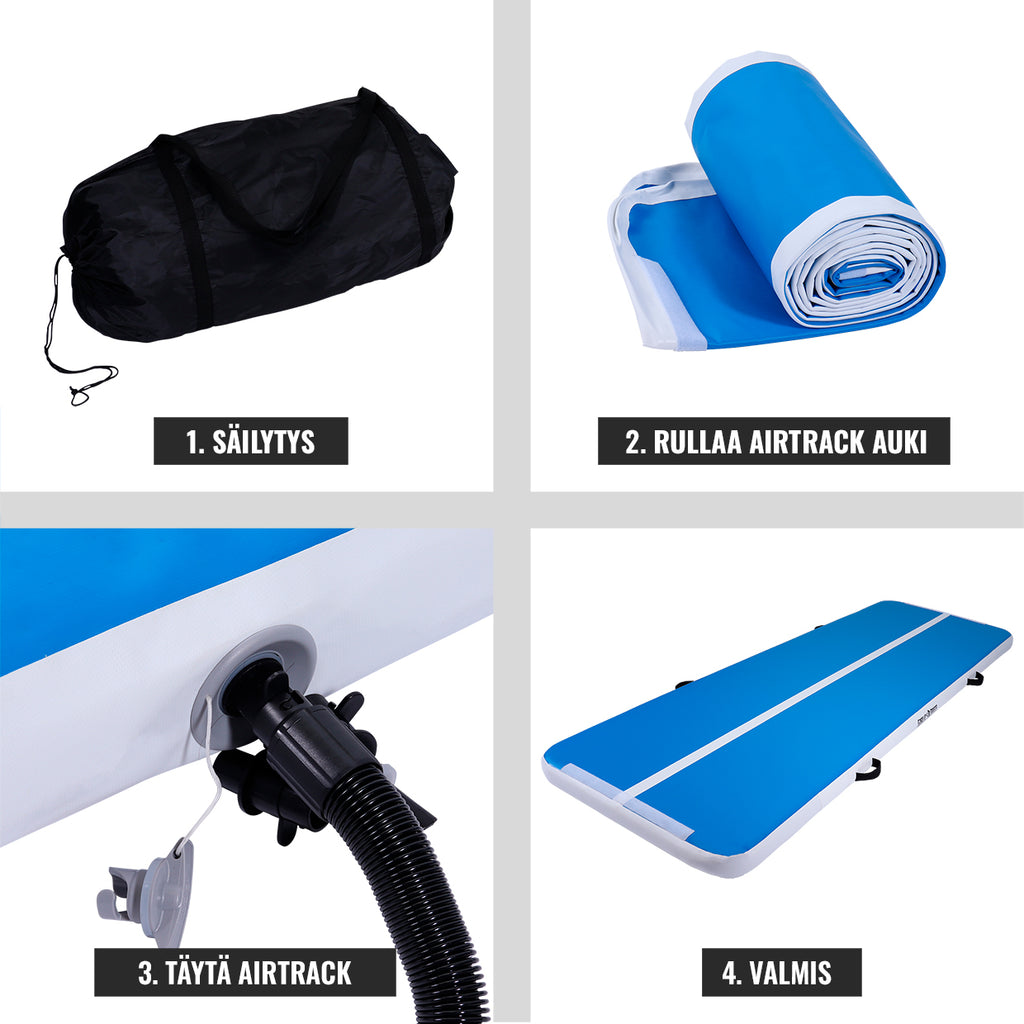 AirTrack ilmavolttirata 500 x 100 x 10 cm