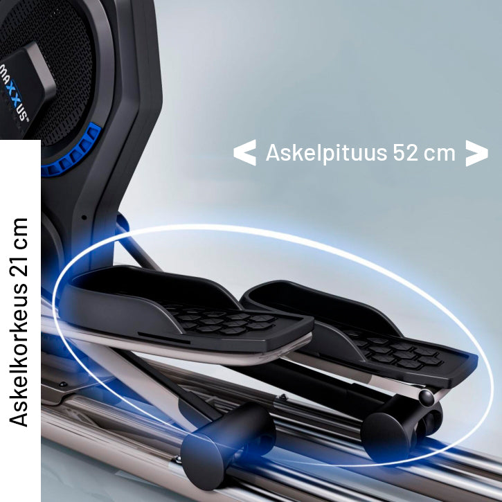 Crosstrainer CX 9.1 ilma- ja magneettivastuksella