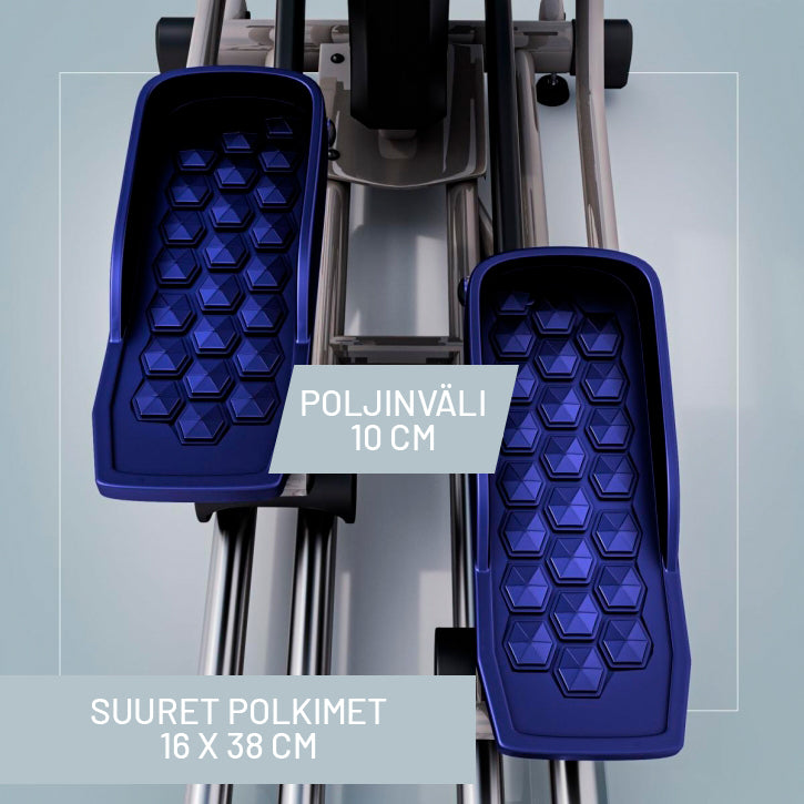 Crosstrainer CX 9.1 ilma- ja magneettivastuksella