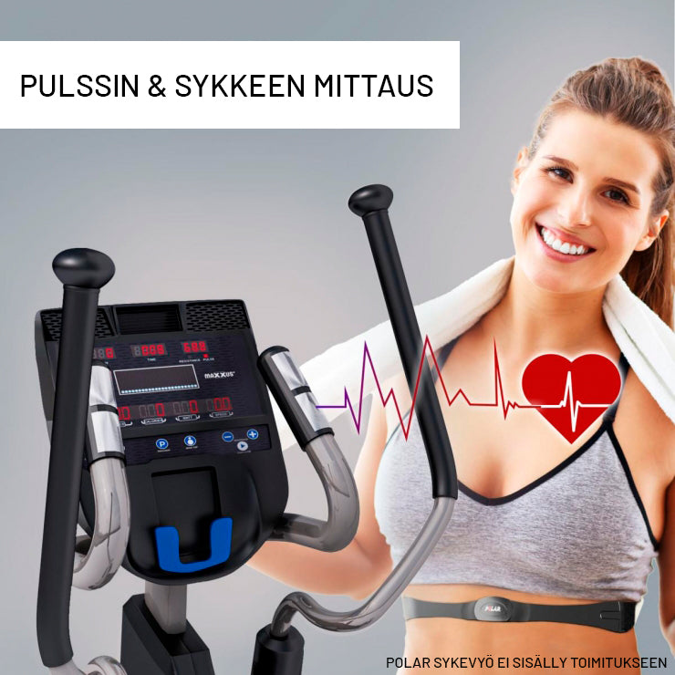 Crosstrainer CX 9.1 ilma- ja magneettivastuksella