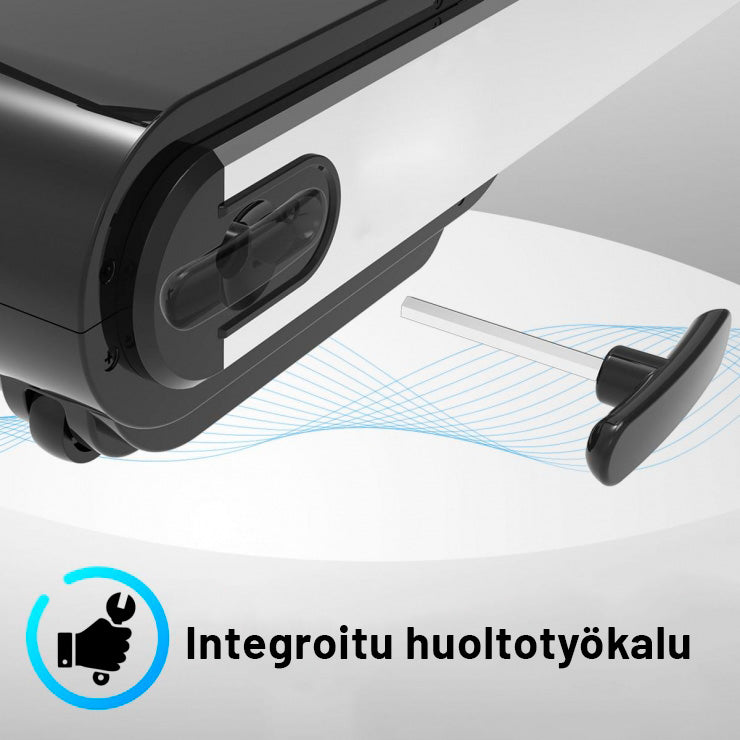 M8 kokoontaitettava juoksumatto, punainen