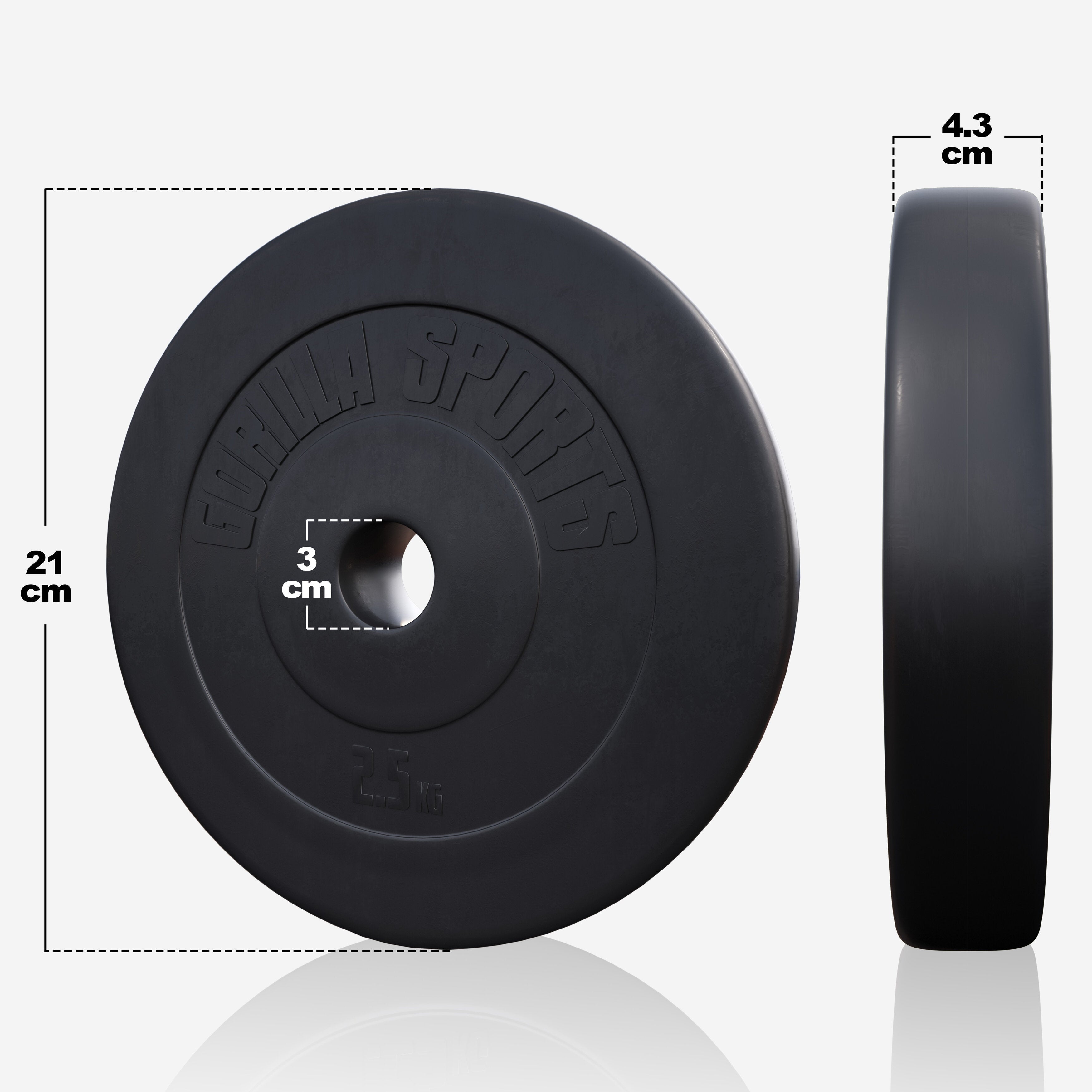 Vinyylinen levytankosarja 100 kg suoralla ja EZ-tangolla