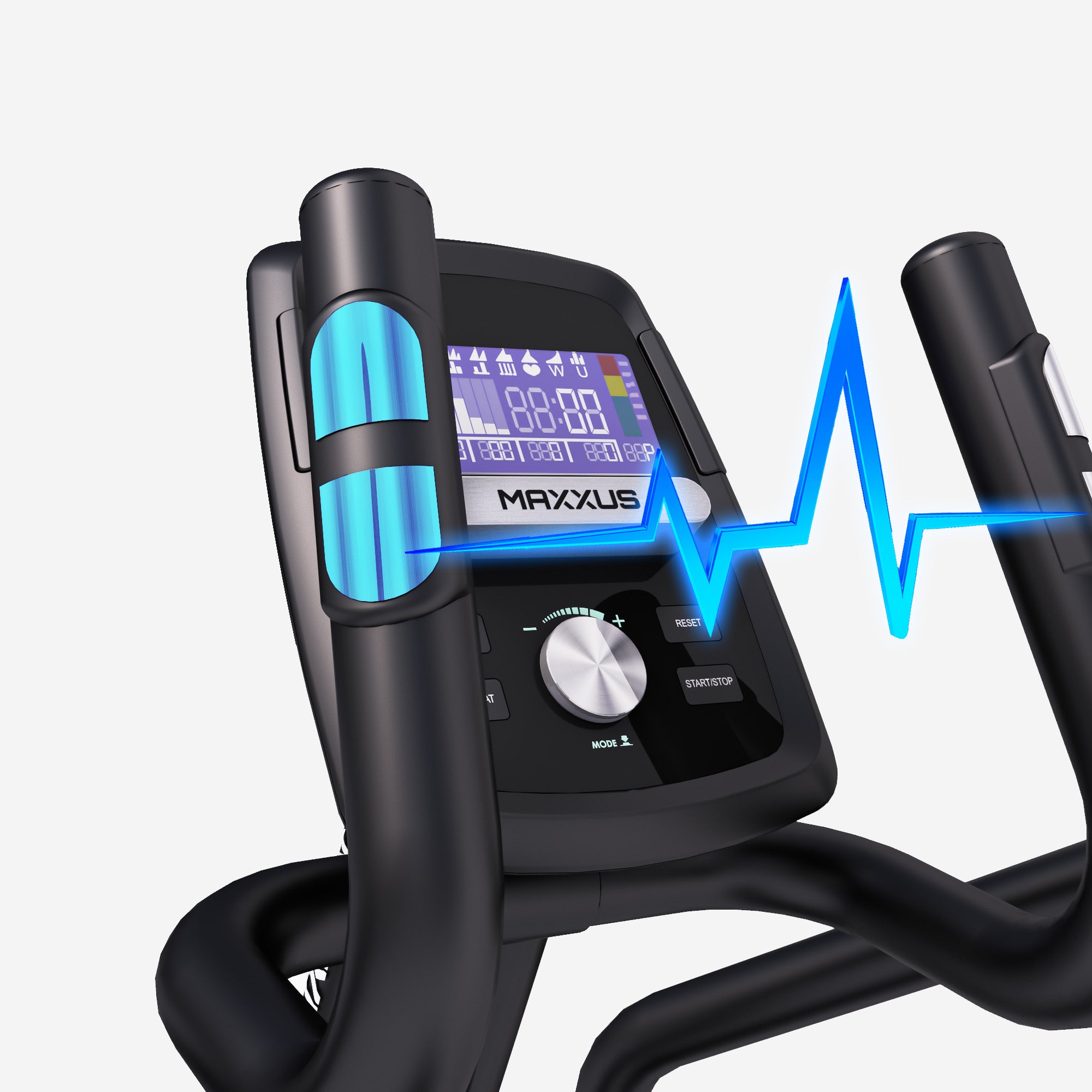 MAXXUS CX 4.3f, kokoontaitettava crosstrainer 51 cm askelpituus ja Bluetooth
