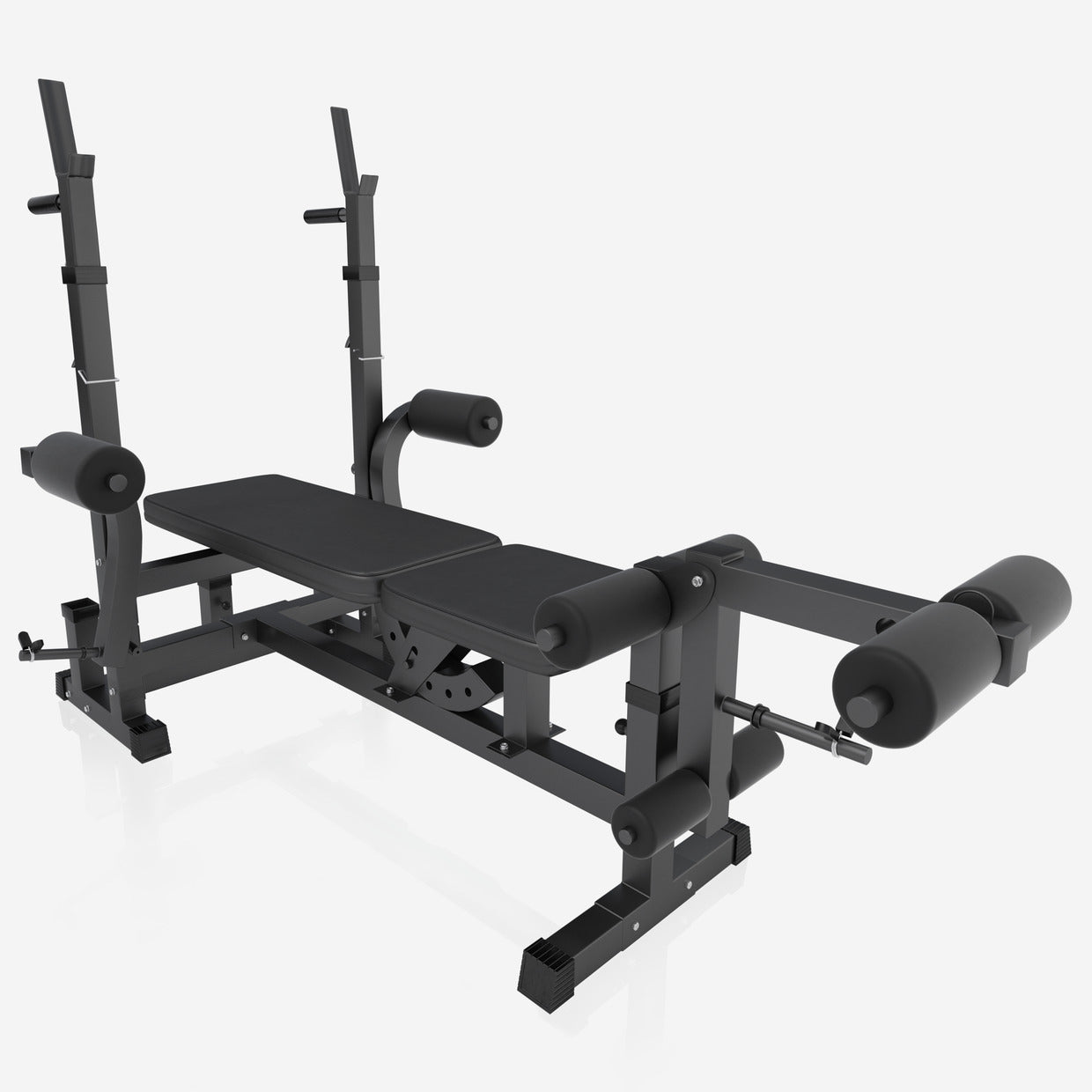 Säädettävä monitoimipenkki max 280 kg, Black Edition