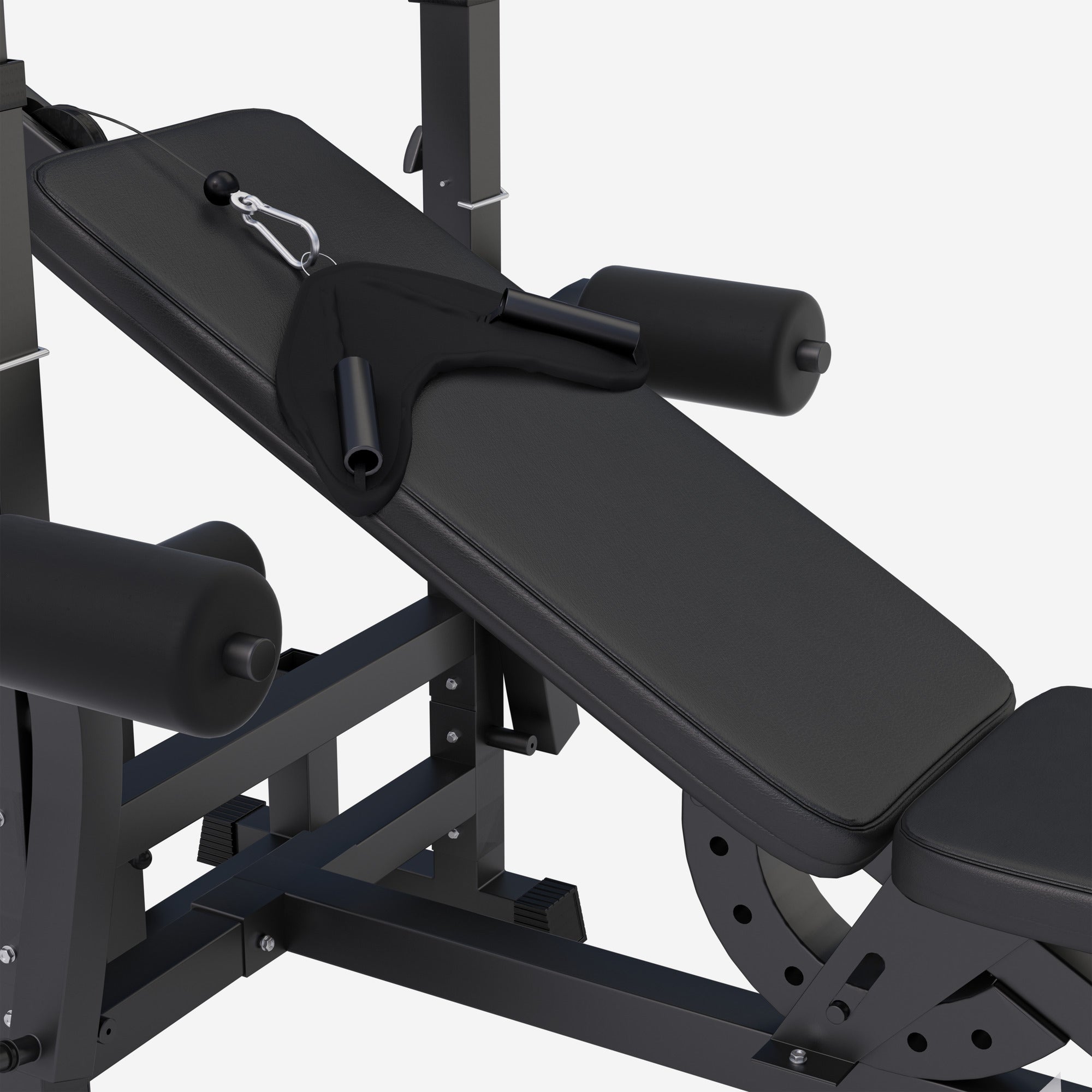 Monitoiminen treeniasema + levytankosarja 108 kg