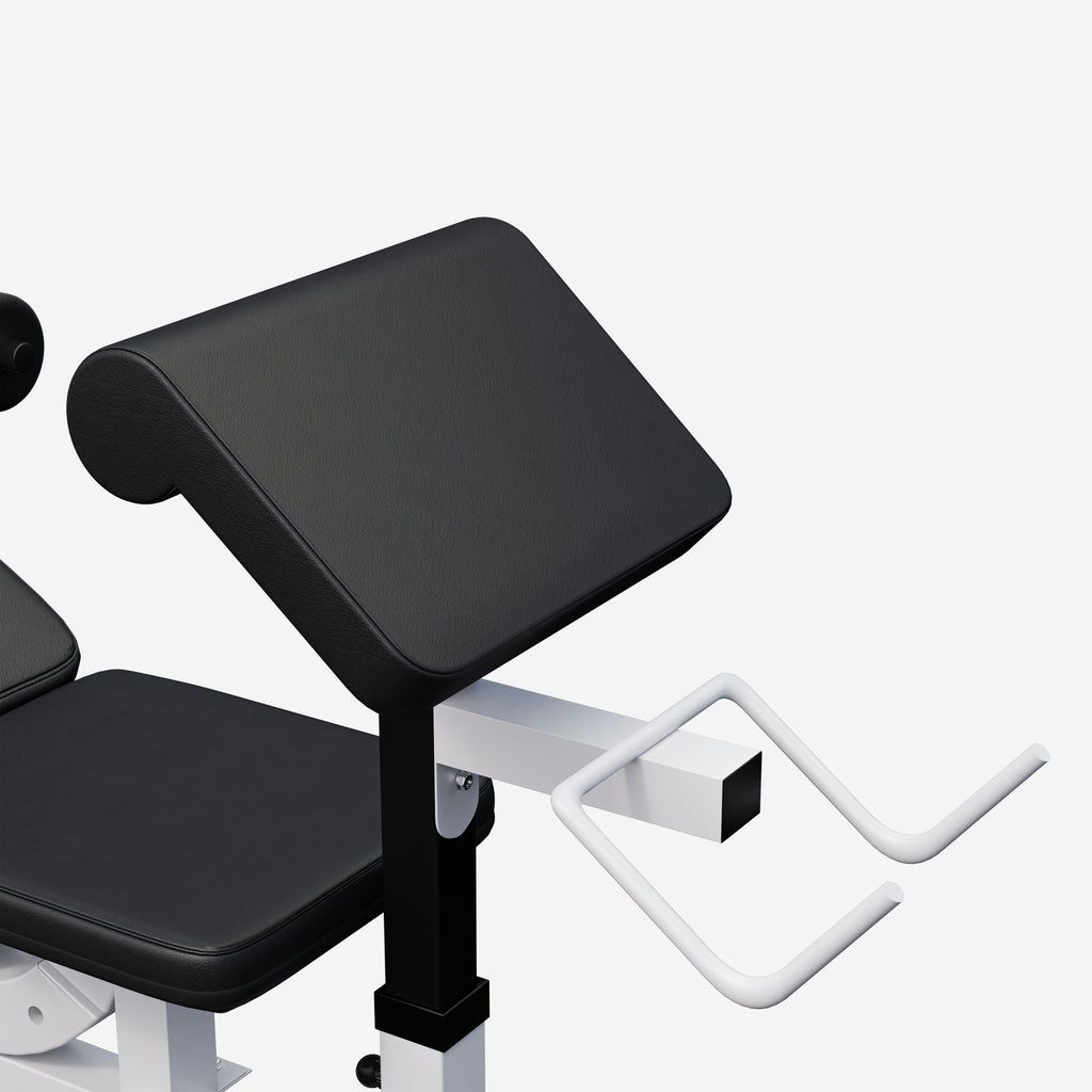 Monipuolinen painonnostopenkki + levytankosarja 108 kg