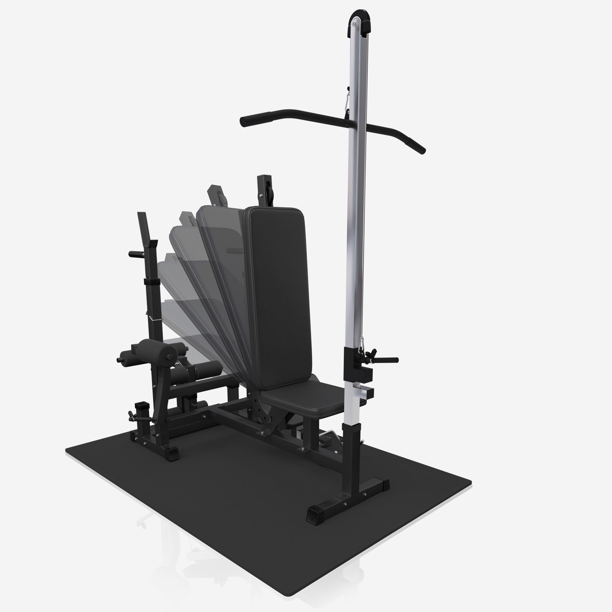 Monipuolinen kotikuntoilulaite 100 kg painosarjalla
