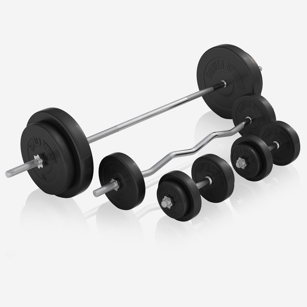 Monipuolinen kotikuntoilulaite 100 kg painosarjalla