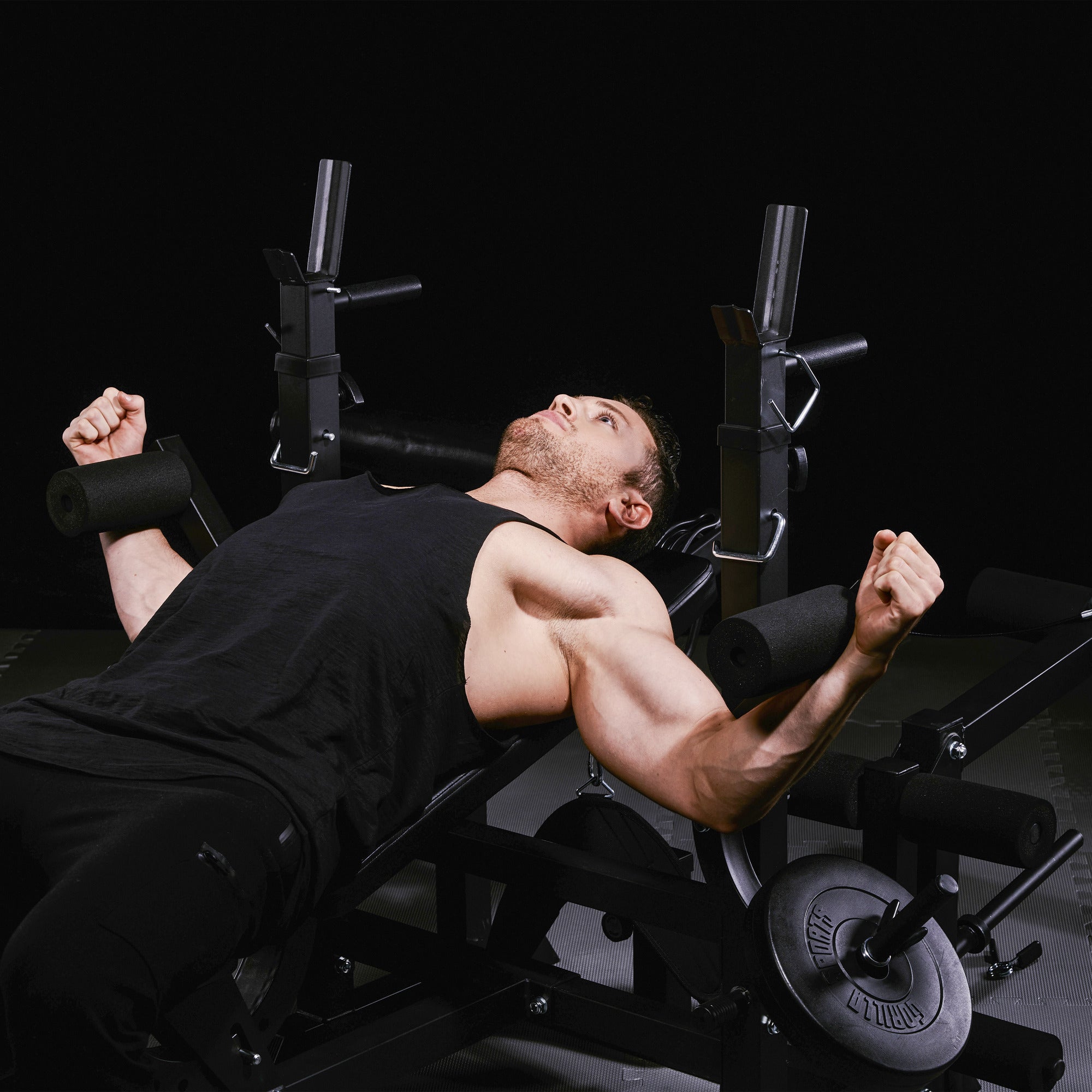 Monipuolinen kotikuntoilulaite 100 kg painosarjalla