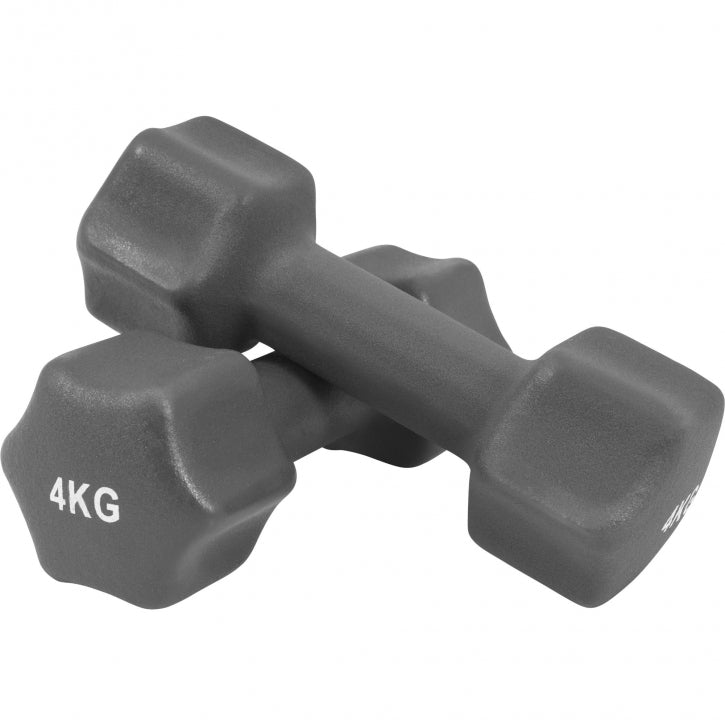 Aerobic-hexagonkäsipainot neopreenipinnoitteella