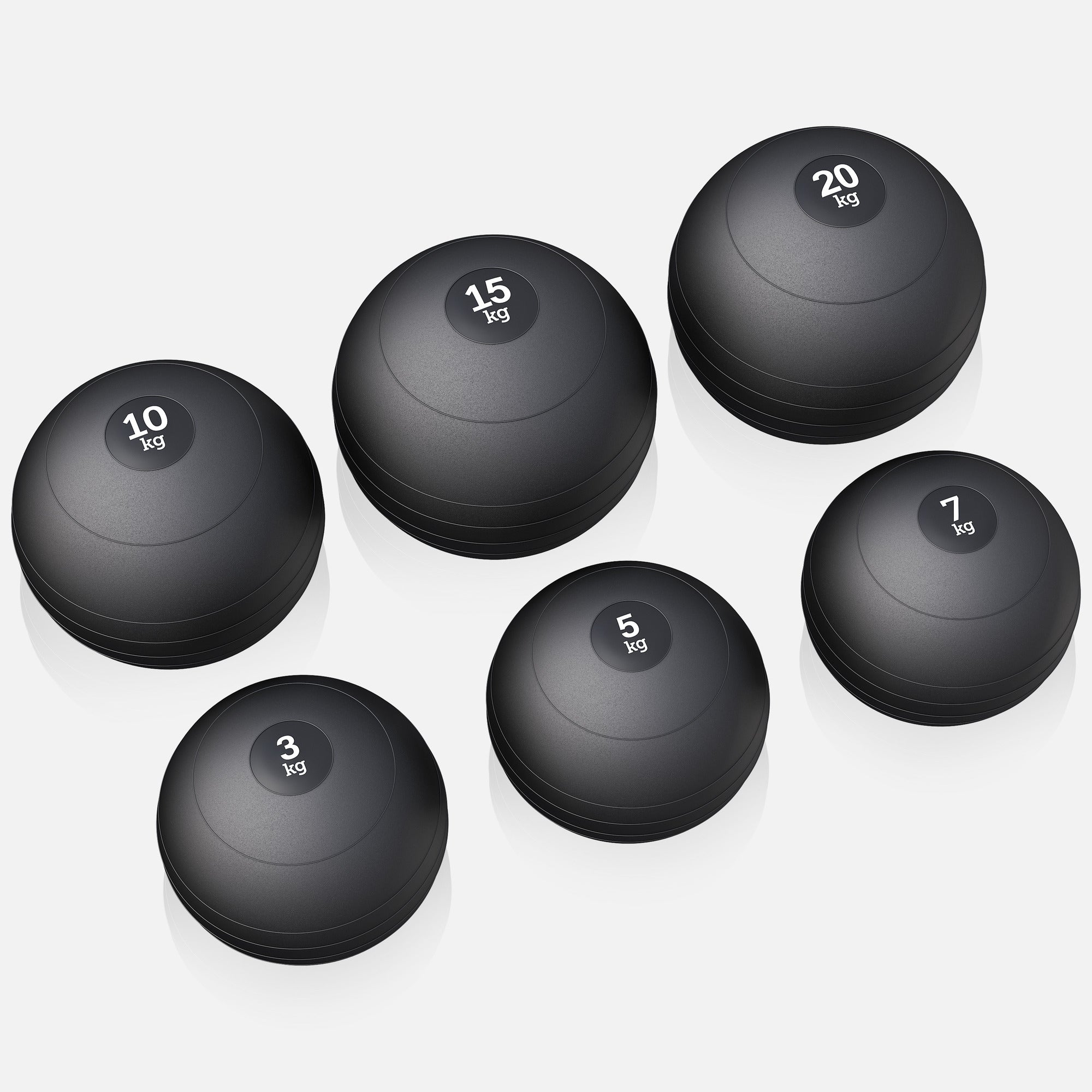 Slam Ball kuntopallo 3–20 kg, pitävä kumipinta