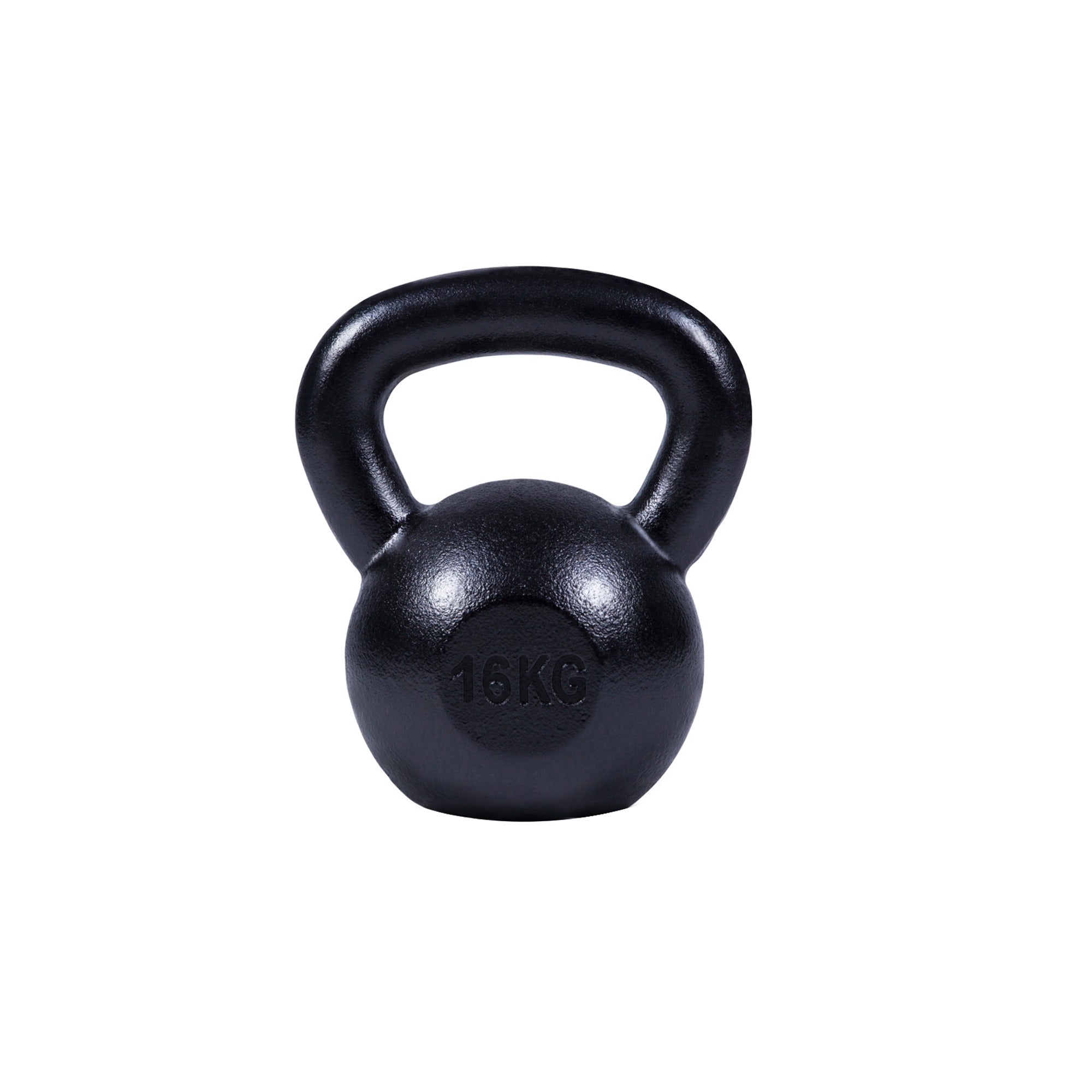 Valurautainen kahvakuula 2-32 kg, musta