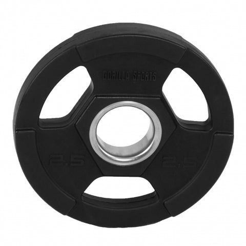 Olimpiskais svaru disks 2,5 kg ar rokturiem