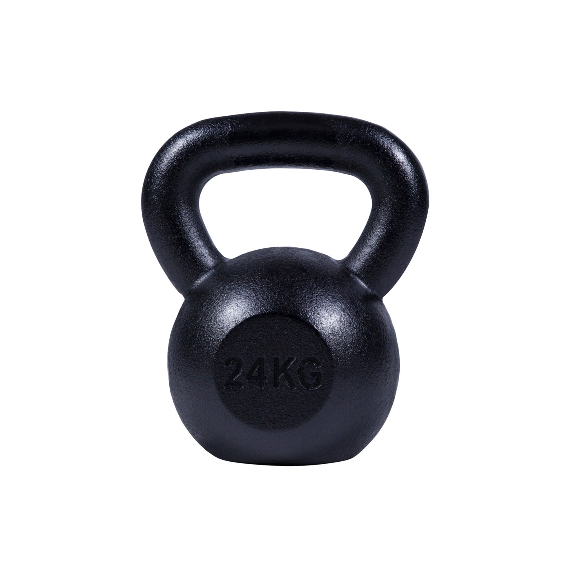 Valurautainen kahvakuula 2-32 kg, musta