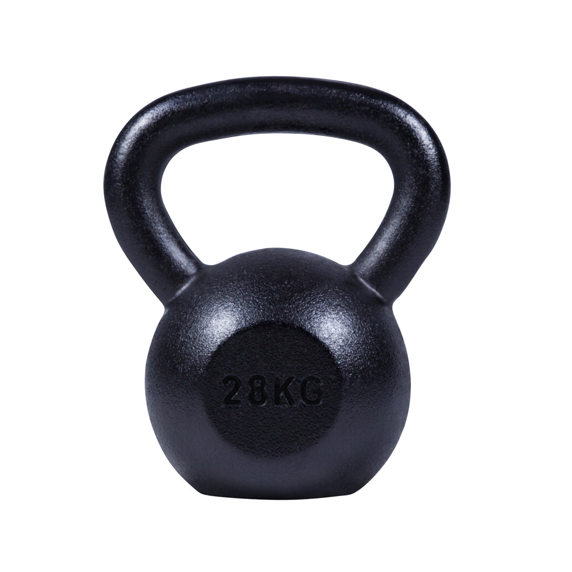 Valurautainen kahvakuula 2-32 kg, musta
