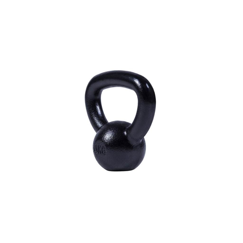 Valurautainen kahvakuula 2-32 kg, musta
