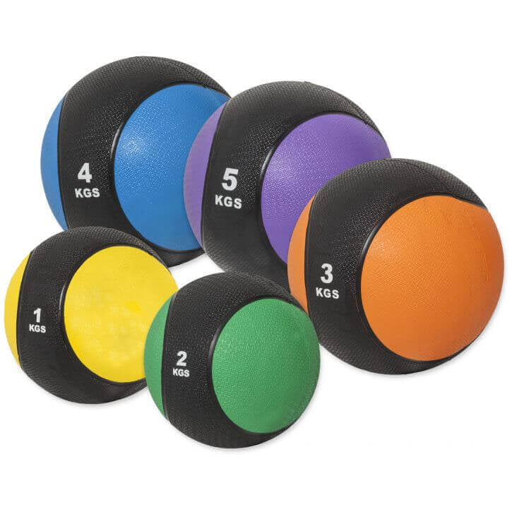 Kuntopallosetti 1–5 kg, yhteensä 15 kg
