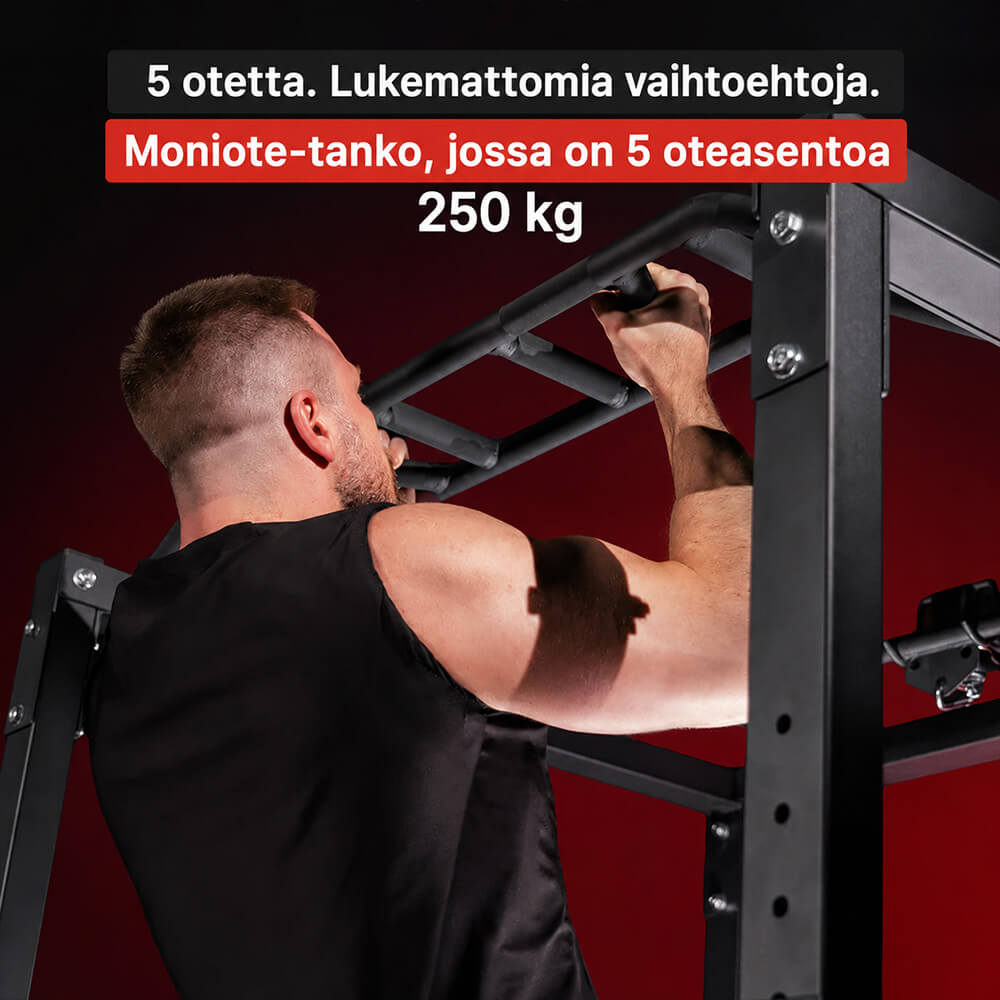 Power Rack pietupienu rāmis ar apakšējo un augšējo bloku