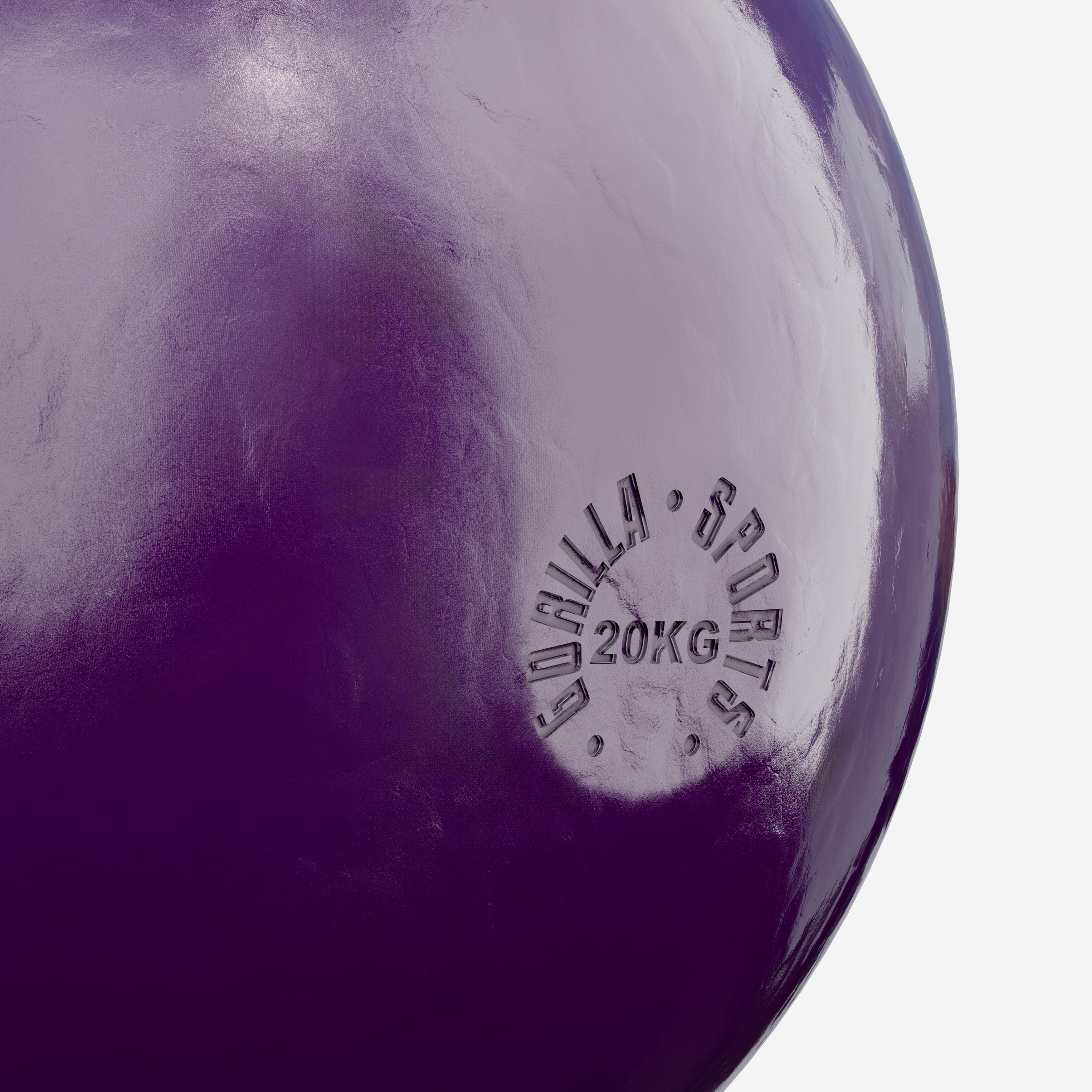 Kisakahvakuula 20 kg, violetti, valettu teräs