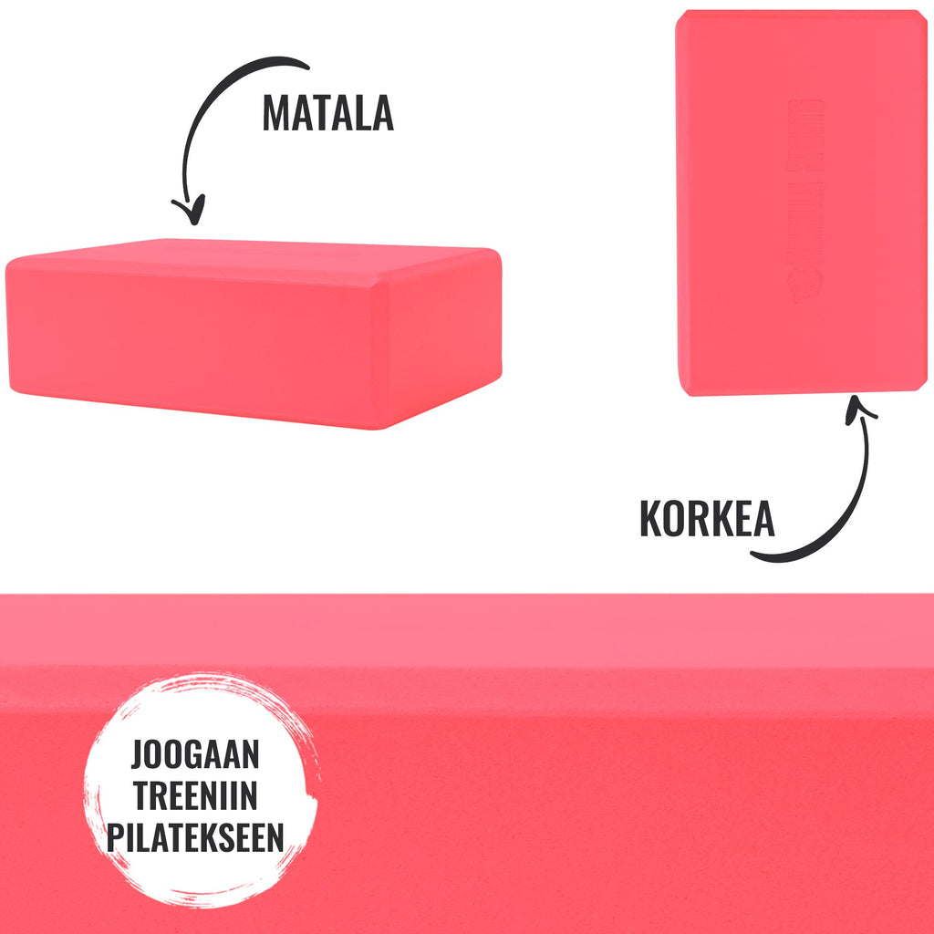 Joogapalikka 23,5 x 15 x 8 cm, Musta